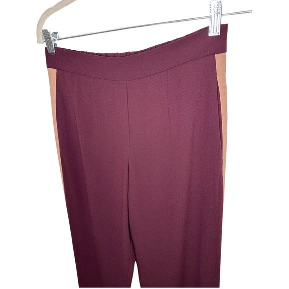 ARITZIA Babaton Conan Pant Maroon & Beige Stripe sz 4‎ - Picture 8 of 11